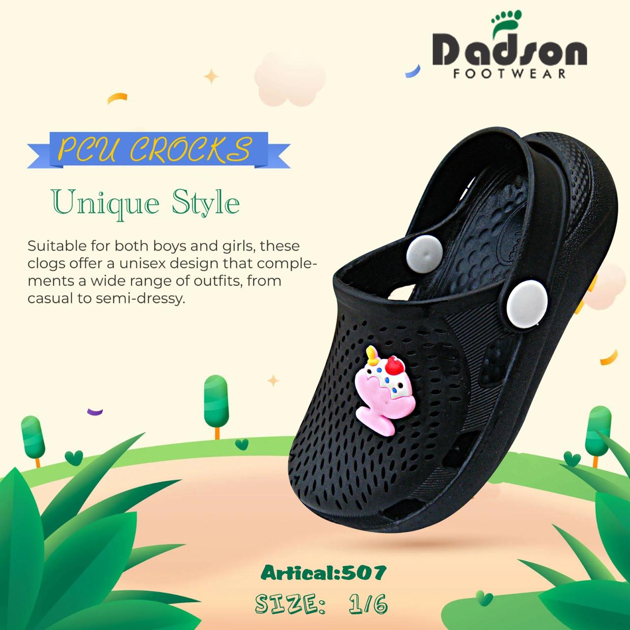 Dadson PCU Kids Crocks