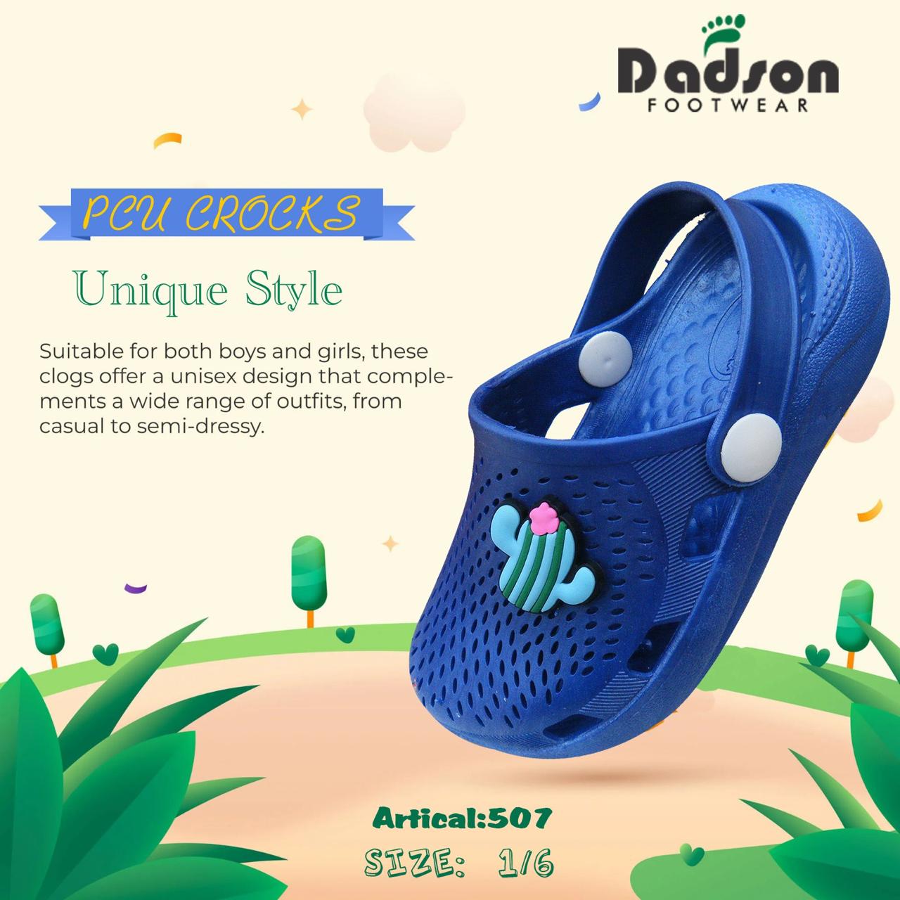 Dadson PCU Kids Crocks