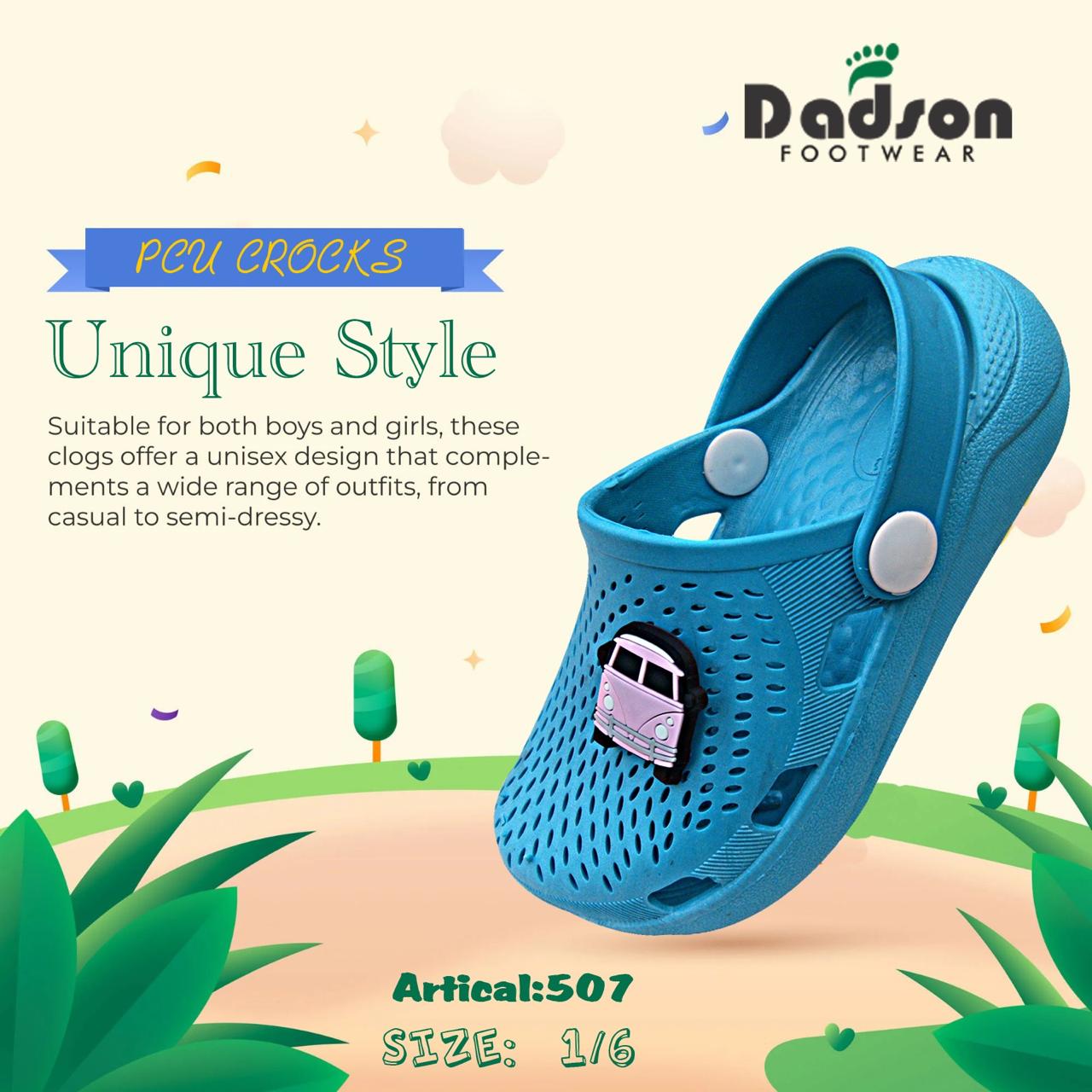 Dadson PCU Kids Crocks